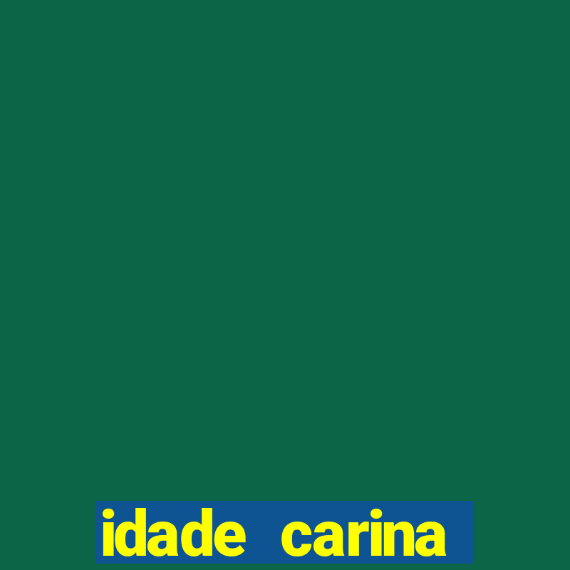 idade carina pereira globo esporte